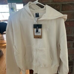 The North Face Off-White Full Zip Hoodie